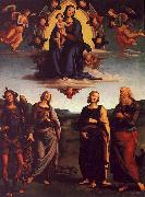 Pietro Perugino The Virgin and Child with Saints Spain oil painting artist